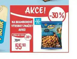 Globus Bramborové výrobky značky aviko nabídka