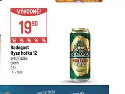 Globus Pivo radegast ryze hořká 12 nabídka