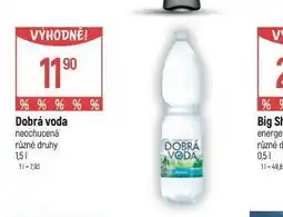Globus Dobrá voda neochucená nabídka