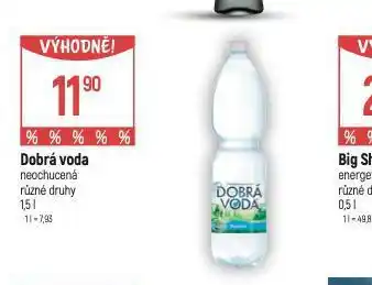 Globus Dobrá voda neochucená nabídka