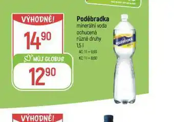 Globus Poděbradka ochucená nabídka