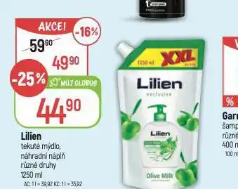 Globus Lilien tekuté mýdlo nabídka