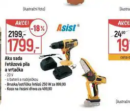 Globus Aku sada řetězová pila a vrtačka nabídka