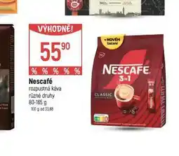 Globus Nescafé rozpustná káva nabídka