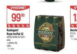 Globus Pivo radegast ryze hořká 12 nabídka