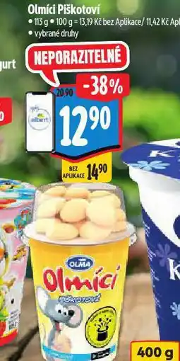 Albert Olmíci piškotoví nabídka