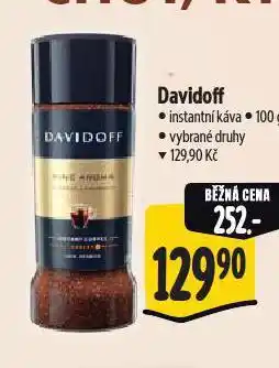 Albert Davidoff instantní káva nabídka