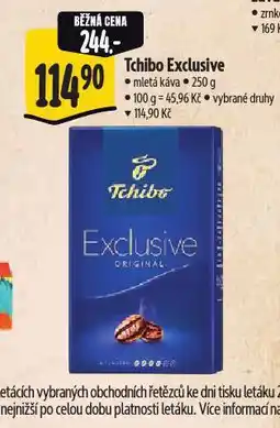 Albert Tchibo exclusive mletá káva nabídka