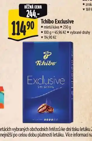 Albert Tchibo exclusive mletá káva nabídka