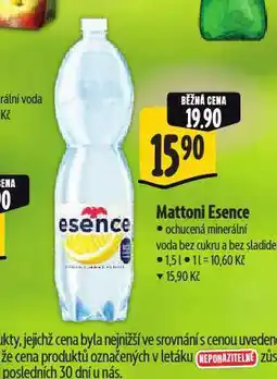 Albert Mattoni esence ochucená nabídka