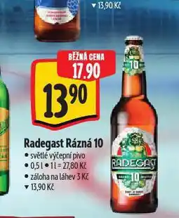 Albert Pivo radegast rázná 10 nabídka