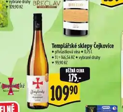 Albert Templářské sklepy čejkovice nabídka