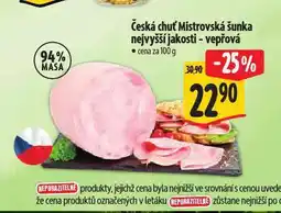 Albert Mistrovská šunka nabídka
