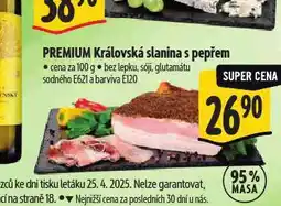 Albert Královská slanina s pepřem nabídka