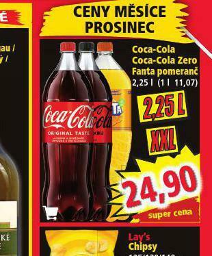 Norma Coca cola 2,25l nabídka