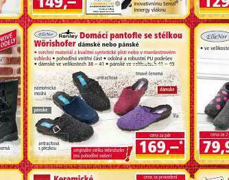 Norma Domácí pantofle nabídka