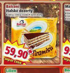 Norma Balconi italské dezerty nabídka