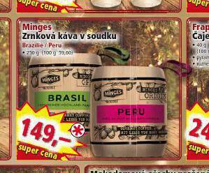 Norma Minges zrnková káva v soudku nabídka