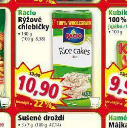 Norma Racio rýžové chlebíčky nabídka
