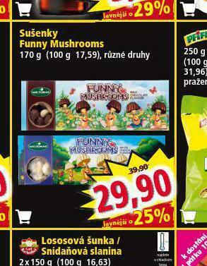 Norma Sušenky funny mushrooms nabídka