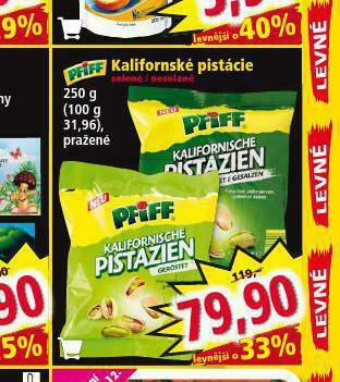 Norma Kalifornské pistácie nabídka