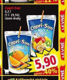 Norma Capri sun nabídka