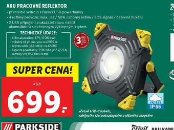 Lidl Aku pracovní reflektor nabídka