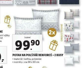 Lidl Potah na polštář renforcé nabídka