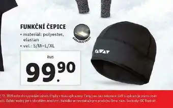 Lidl Funkční čepice nabídka