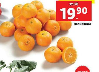 Lidl Mandarinky nabídka