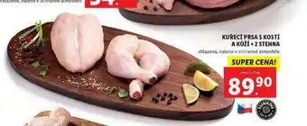 Lidl Kuřecí prsa s kostí a kůží + 2 stehna nabídka