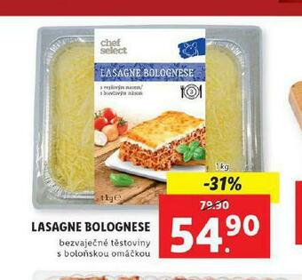 Lidl Lasagne bolognese nabídka