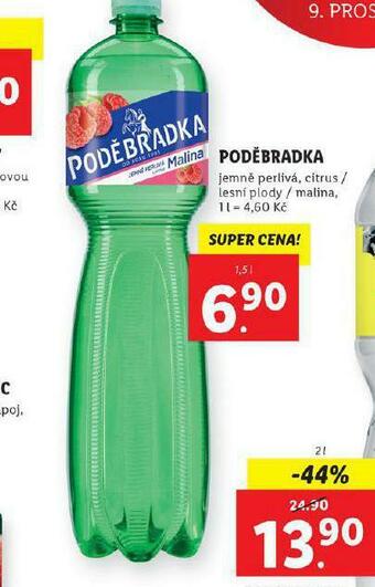 Lidl Poděbradka ochucená nabídka