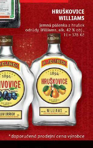 Lidl Hruškovice williams nabídka