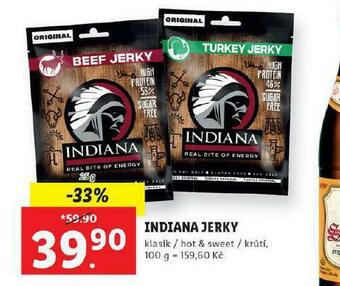 Lidl Indiana jerky nabídka