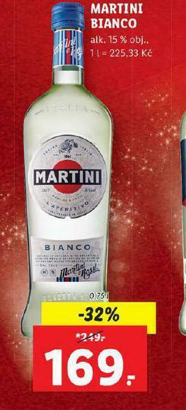 Lidl Martini bianco nabídka