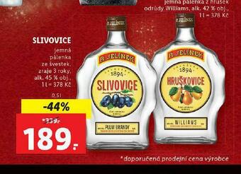 Lidl Slivovice nabídka