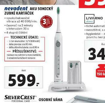 Lidl Aku sonický zubní kartáček nabídka