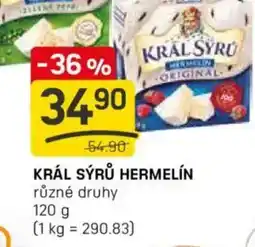 Flop Král sýrů hermelín nabídka