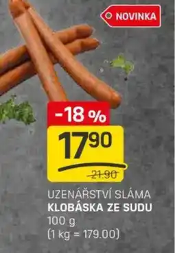 Flop Uzenářství sláma klobáska ze sudu nabídka