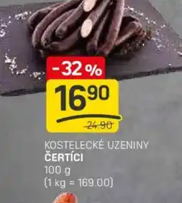 Flop Kostelecké uzeniny čertíci nabídka