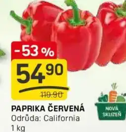 Flop Paprika červená nabídka