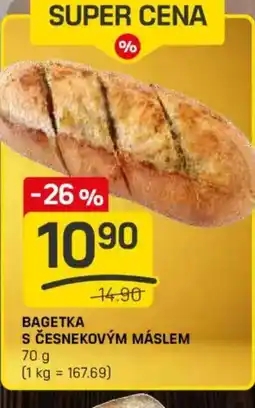 Flop Bagetka s česnekovým máslem nabídka