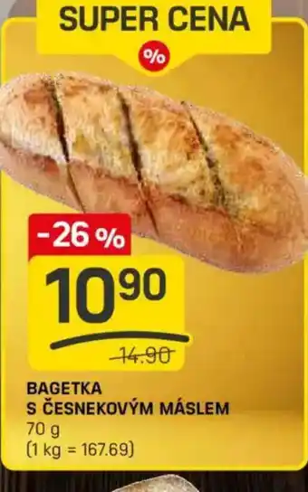 Flop Bagetka s česnekovým máslem nabídka