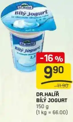 Flop DR.HALÍŘ Bílý jogurt nabídka