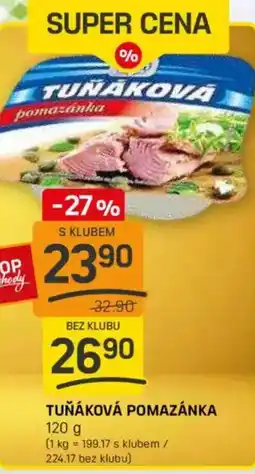 Flop Tuňáková pomazánka nabídka