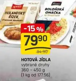 Flop Hotová jídla nabídka