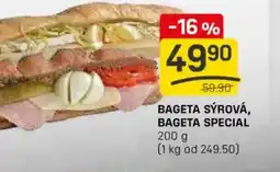 Flop Bageta sýrová, bageta special nabídka