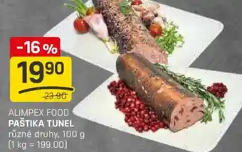Flop Alimpex food paštika tunel nabídka