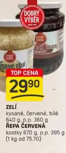 Flop ZELÍ kysané, červené, bílé nabídka